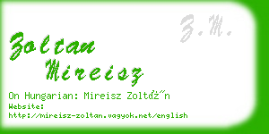 zoltan mireisz business card